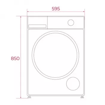 TEKA WM 20841 W PL Eestlaaditav pesumasin, 8 kg, 1200 p/min, valge