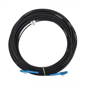 TELCOLINE 1J LC/UPC kuni LC/UPC Single-mode fiiberpistikukaabel, 20 m, LSOH, kollane