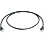 Telegärtner 100008948 CAT 5e F/UTP RJ45 patch-kaabel, 7,5 m, must, tuleaeglustiga, paindekaitsega