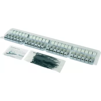 Telegärtner AMJ-Modul K Cat.6a Keystone Jack, T568A, varjestatud, 24-pakk