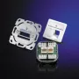 Telegärtner AMJ45 8/8 K Up/50 Cat.6A süvispaigaldusega andmeväljund, 2x RJ45, varjestatud, pärlvalge RAL 1013 J00020A0501