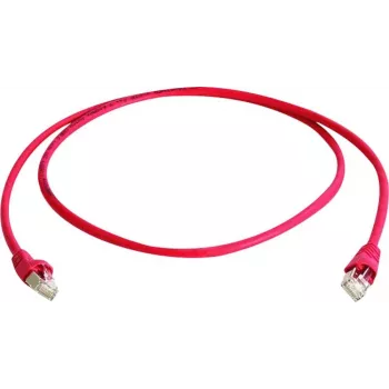 Telegärtner CAT 6A S/FTP crossover-paigalduskaabel, RJ45, 1 m, punane, LSZH L00000A0120
