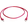 Telegärtner CAT 6A S/FTP crossover-paigalduskaabel, RJ45, 1 m, punane, LSZH L00000A0120