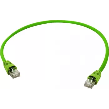 Telegärtner Cat.7 S/FTP patchkaabel, 1,0 m, roheline, 500 MHz, RJ45, 10 Gbps L00000A0149