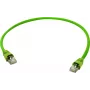 Telegärtner Cat.7 S/FTP patchkaabel, 1,0 m, roheline, 500 MHz, RJ45, 10 Gbps L00000A0149
