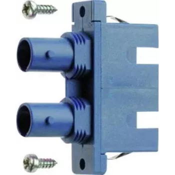 TELEGÄRTNER J08082A0007 Hübriidkiudoptiline adapter ST emane - SC emane, multimode/singlemode, sinine