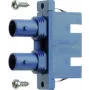 TELEGÄRTNER J08082A0007 Hübriidkiudoptiline adapter ST emane - SC emane, multimode/singlemode, sinine
