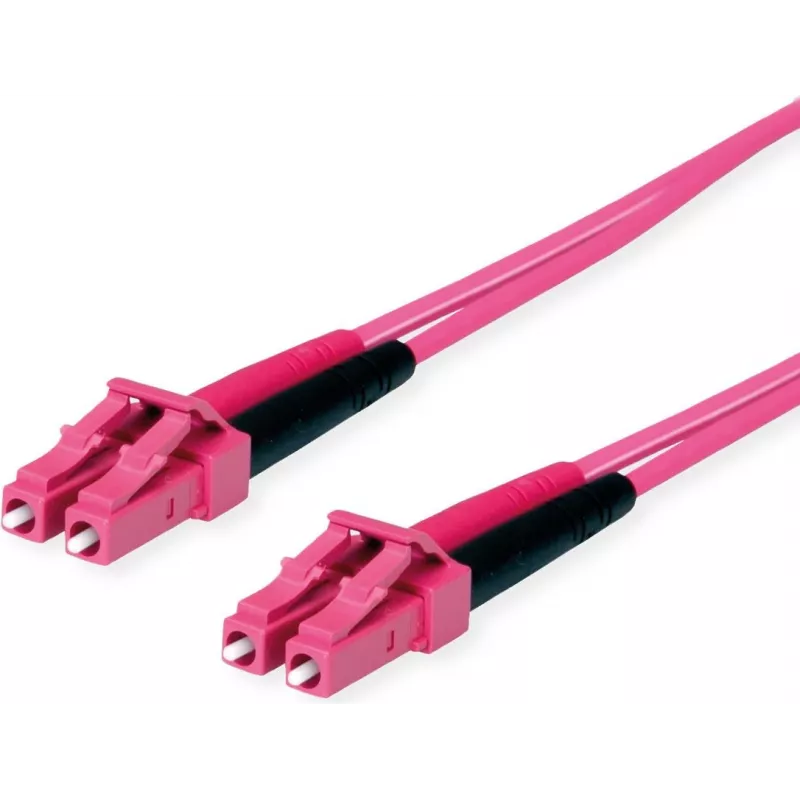 Telegärtner LC-LC OM4 Duplex Fiiber-patchkaabel, 2m, violetne 100011327