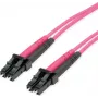 Telegärtner LC-LC OM4 Duplex Fiiber-patchkaabel, 2m, violetne 100011327