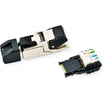 Telegärtner MFP8 RJ45 pistik Cat.6a T568B varjestatud tolmukorgiga (J00026A2001)