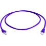 Telegärtner MP8 FS 500 CAT 6a S/FTP patch-kaabel, RJ-45 isane - RJ-45 isane, 0,25 m, violetne, snagless-kaitsega, 10 Gbps, 500 MHz L00000A0237