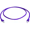 Telegärtner MP8 FS 500 Cat 6a S/FTP paigalduskaabel, RJ-45 isane - RJ-45 isane, 0,5 m, violetne, takerdumisvastane