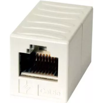 Telegärtner võrguühendusadapter RJ45 emane-emanale Cat.6A varjestatud, Alpine White J00029A0062