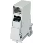 Telegärtner STX RJ45 DIN-liistu pesa Cat.6A varjestatud, helehall
