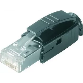 Telegärtner STX RJ45 pistik Cat.5e 8P8C pressliitmik, läbipaistev, 1 tk J80026A0001