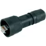 Telegärtner STX V1 RJ45 pistiku komplekt plastikvariant 1 sirge 8P8C must J80026A0009 1 tk