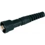 Telegärtner STX V1 RJ45 pistiku komplekt, plastikvariant 1, sirge, 8P8C, varjestatud, must, 1 tk