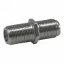 Televes 4173 F-tüüpi emane-emane barrel adapter – nikeldatud messing, 75 oomi, DC-3 GHz