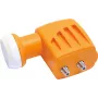 TELEVES 747802 Twin Universal LNB – 2 väljundit, 0,1 dB müraarv, 40mm feed