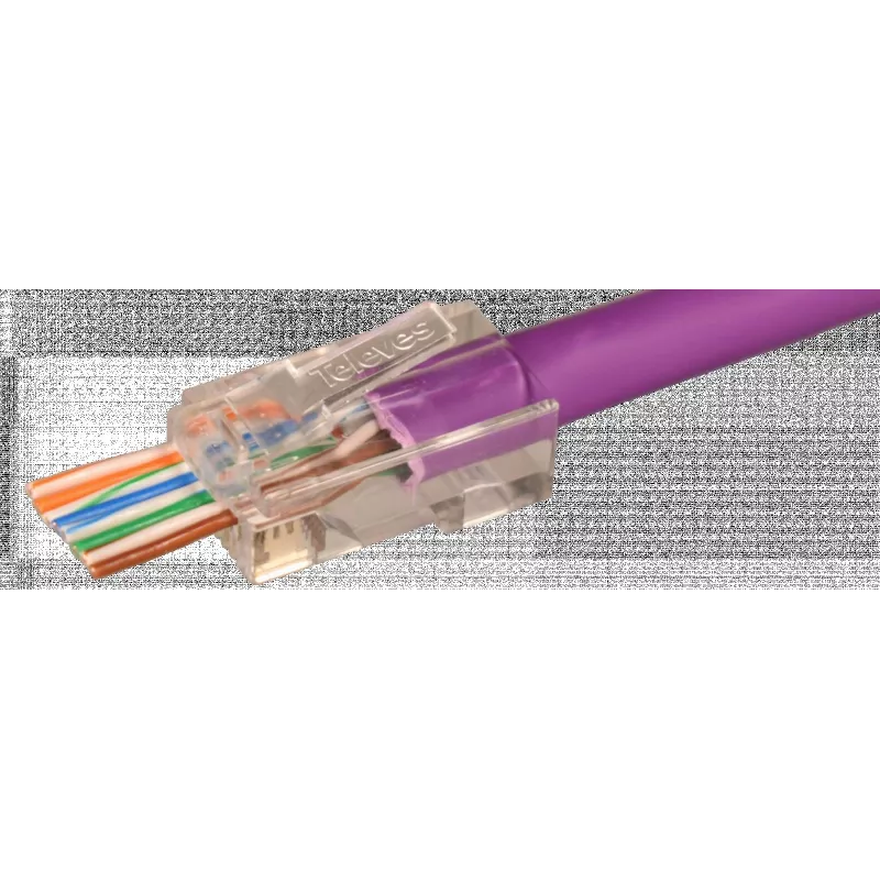 TELEVES RJ45 isane läbiv UTP Cat6 pistik (209906)