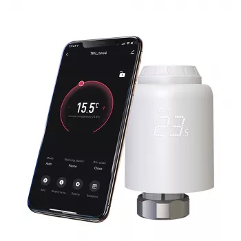 Tellur Smart WiFi Termostaatiline Radiaatoriklapp RVSH1 LED Valge