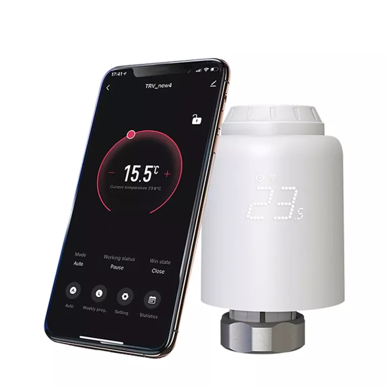 Tellur Smart WiFi Termostaatiline Radiaatoriklapp RVSH1 LED Valge
