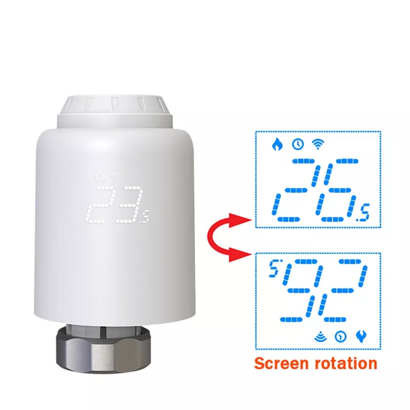 Tellur Smart WiFi Termostaatiline Radiaatoriklapp RVSH1 LED Valge