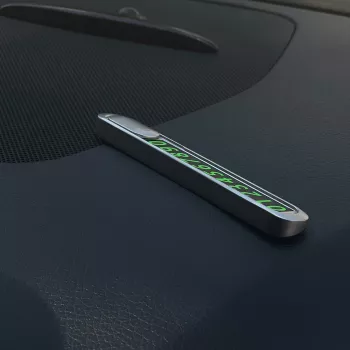 Tellur Ajutine Parkimiskaardi Telefoninumbri Kaart Metallic Silver