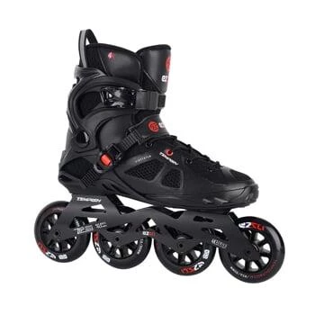 Tempish Ezza 90 Inline Uisud – 90 mm Rattad, ABEC 9, EU 45, Must/Hall/Roheline