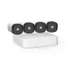 Tenda 4-kaamera PoE NVR valvekomplekt K4P-4TR 4TB HDD, 4MP kuulkaamerad, H.265+, IP67, 30m öövaatlus