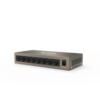 Tenda TEG1008M 8-pordiline gigabitine Etherneti kommutaator | 16Gbps metallist lauaarvuti