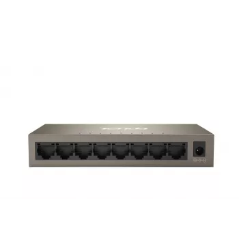 Tenda TEG1008M 8-pordiline gigabitine Etherneti kommutaator | 16Gbps metallist lauaarvuti