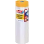 tesa 04402-00000-01 Easy Cover® universaalne kattemasketeip koos teibiga, 17 m x 2,6 m, läbipaistev HDPE, kollane/beige paberteip, loodusliku kummi liim, 1 rull