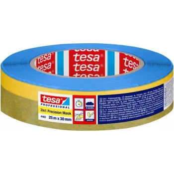 tesa 04460-00002-00 täppismaskeerimisteip Washi paber 25 m x 30 mm kollane