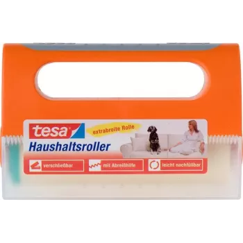 TESA 56511 lemmikloomakarvade eemaldamise rull, ülieraldav liim, 56 lehte, 100 mm laius, sinine/valge käepide 56511-00000-07