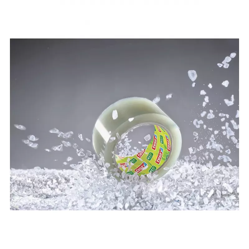 Tesa 58297-00000-01 Läbipaistev PVC pakketeip, 66 m x 50 mm, loodusliku kummi liim, 60 N tõmbetugevus, 1 rull