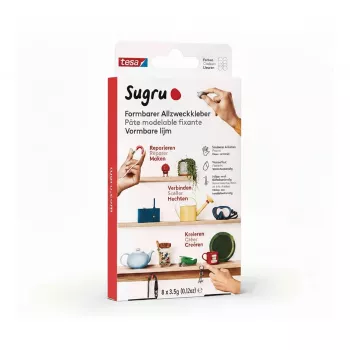 TESA Sugru Vormitav Mitmeotstarbeline Liim 8-pakk Mitmevärviline