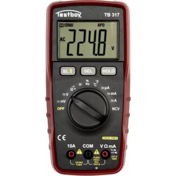Testboy TB317 digitaalne multimeeter CAT IV 1000 V True RMS 6000 näitu 61413000