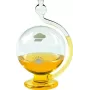TFA 29.2000.01 Weather Globe - Analoogbaromeeter, termomeeter, hügromeeter - Must/hõbedane