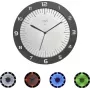 TFA LUMOCLOCK Raadiojuhitav seinakell värvilise valgustusega, digitaalne LCD, 7 värvi, sisetemperatuur, alarm, uinak, 12/24H, DCF-77