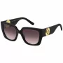 THE MARC JACOBS Women's Cat Eye Sunglasses MARC687S807 Black/Grey Gradient 54mm