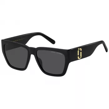 THE MARC JACOBS Naiste Päikeseprillid MARC646S807 - Ruudukujuline atsetaatraam, hall gradientlääts, UV400 kaitse, 57 mm läätse laius