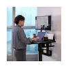 Thermaltake CycleDesk 100 GGD Elektriline Reguleeritava Kõrgusega Laud RGB-ga, Must