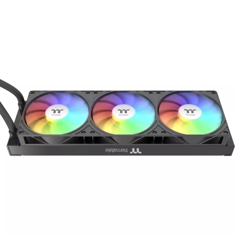 Thermaltake LB360-S ARGB (Gunmetal) All-in-One vedelikjahuti, 360mm radiaator, 3x 120mm ventilaatorit, 2.1 inch IPS LCD ekraan
