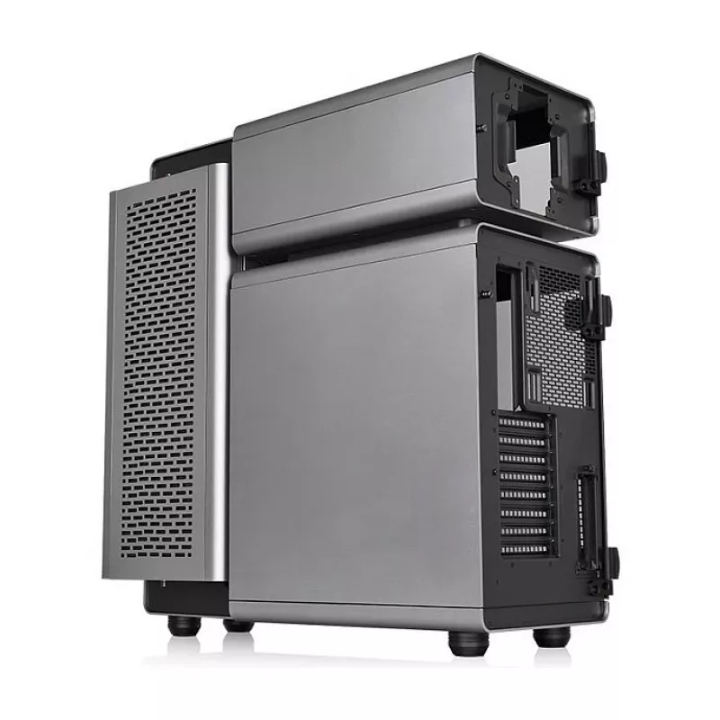 Thermaltake Level 20 Tempered Glass Edition täistorn korpus, hall/must, ARGB ventilaatorid