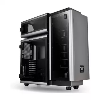 Thermaltake Level 20 Tempered Glass Edition täistorn korpus, hall/must, ARGB ventilaatorid