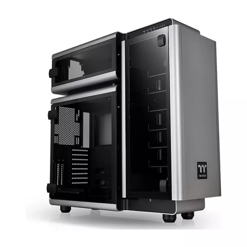Thermaltake Level 20 Tempered Glass Edition täistorn korpus, hall/must, ARGB ventilaatorid