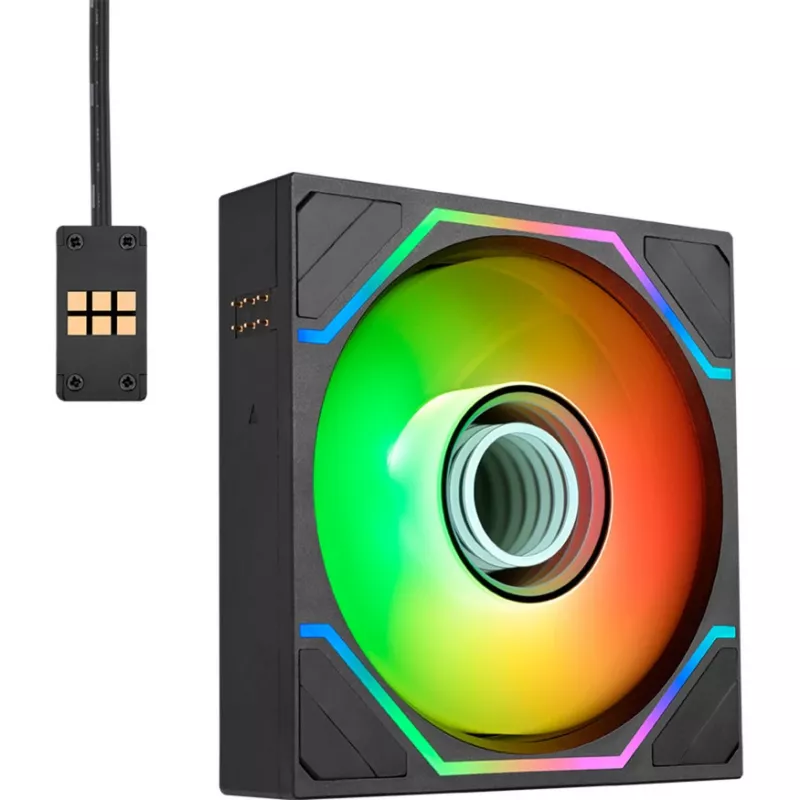 Thermaltake SWAFAN 120 EX INFINITY Black 3-Pack 120mm PWM ARGB Ventilaator