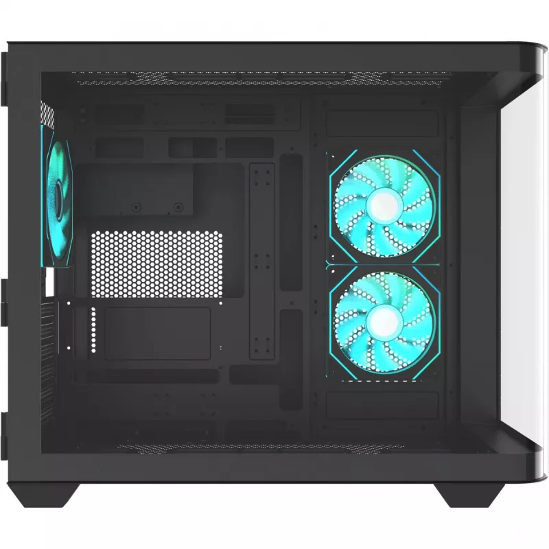Thermaltake Vision 330 CR ARGB SE Edition Mid Tower korpus, must, 3x karastatud klaaspaneel, 3x CT140 ARGB ventilaatorit