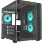 Thermaltake Vision 330 CR ARGB SE Edition Mid Tower korpus, must, 3x karastatud klaaspaneel, 3x CT140 ARGB ventilaatorit